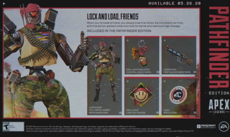 Mira el trailer de la edición Pathfinder de Apex Legends