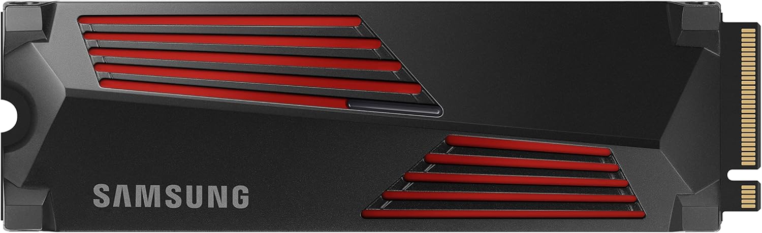 SSD Samsung 990 PRO con disipador, vista superior