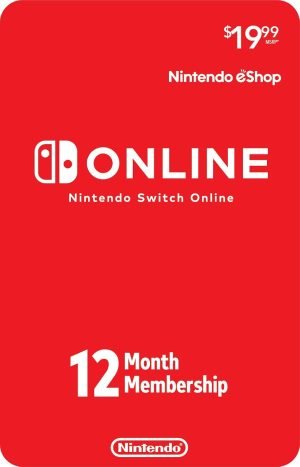 Nintendo Switch Online individual · 12 meses · Estados Unidos · Código digital