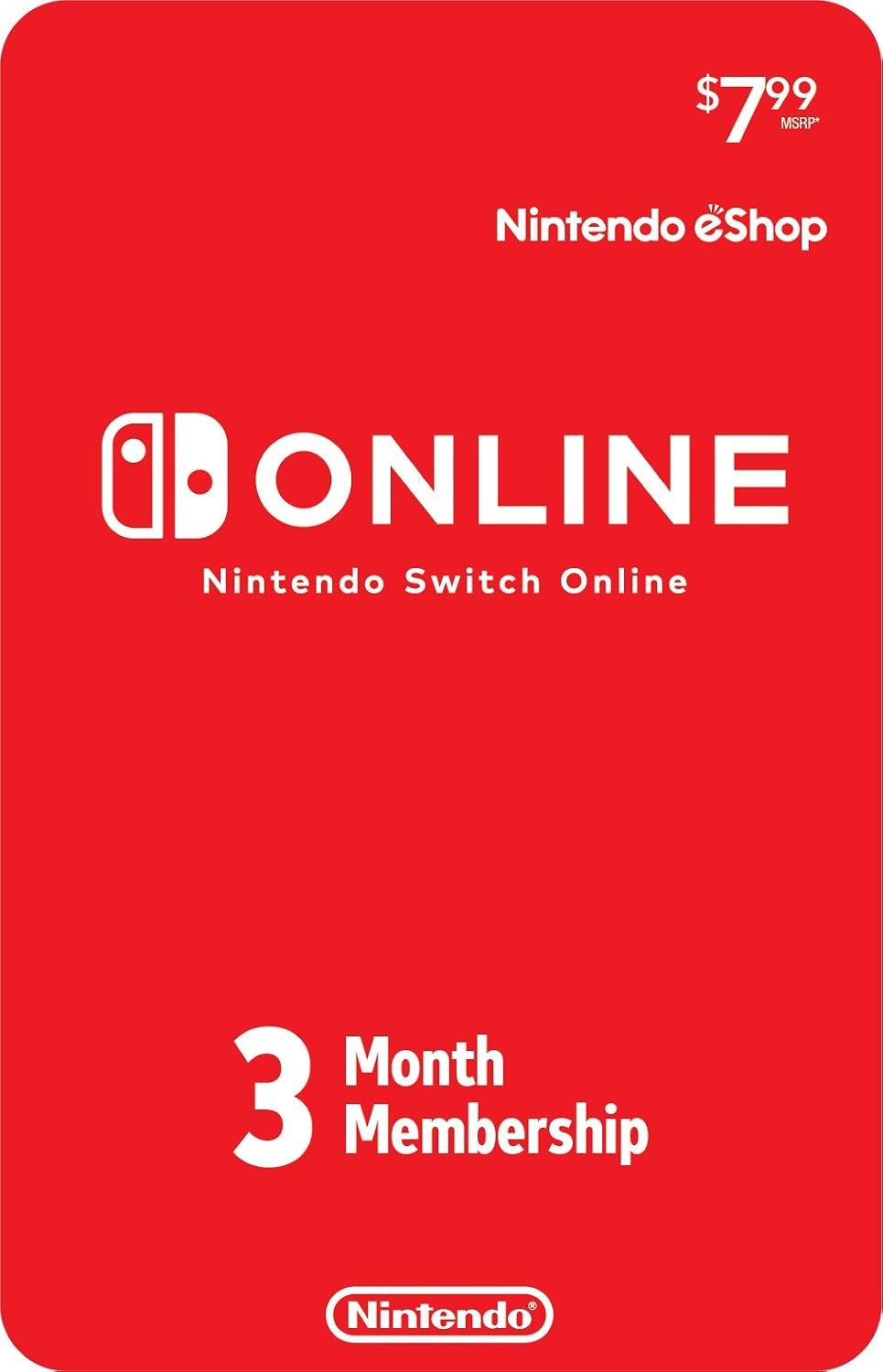 Nintendo Switch Online individual · 3 meses · Estados Unidos · Código digital