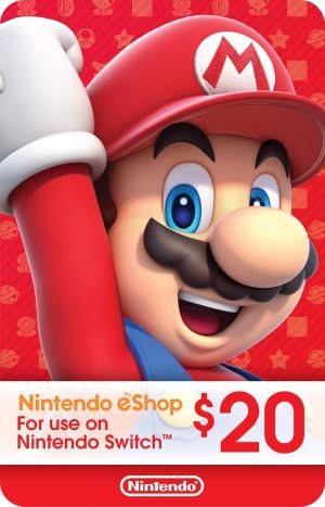 Nintendo eShop Gift Card $20 USD · Estados Unidos · Código digital