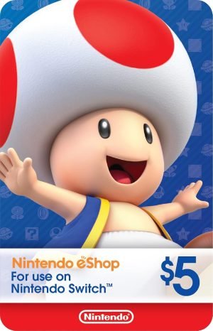 Nintendo eShop Gift Card $5 USD · Estados Unidos · Código digital