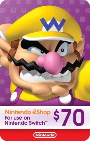 Nintendo eShop Gift Card $70 USD · Estados Unidos · Código digital