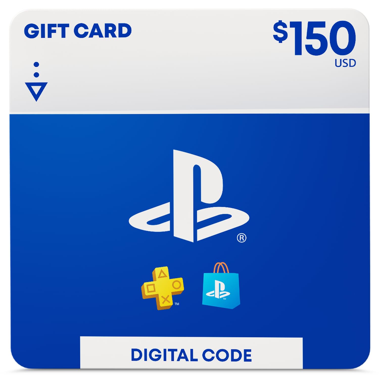 PlayStation Store Gift Card $150 USD · Estados Unidos · Código digital