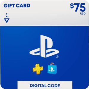 PlayStation Store Gift Card $75 USD · Estados Unidos · Código digital