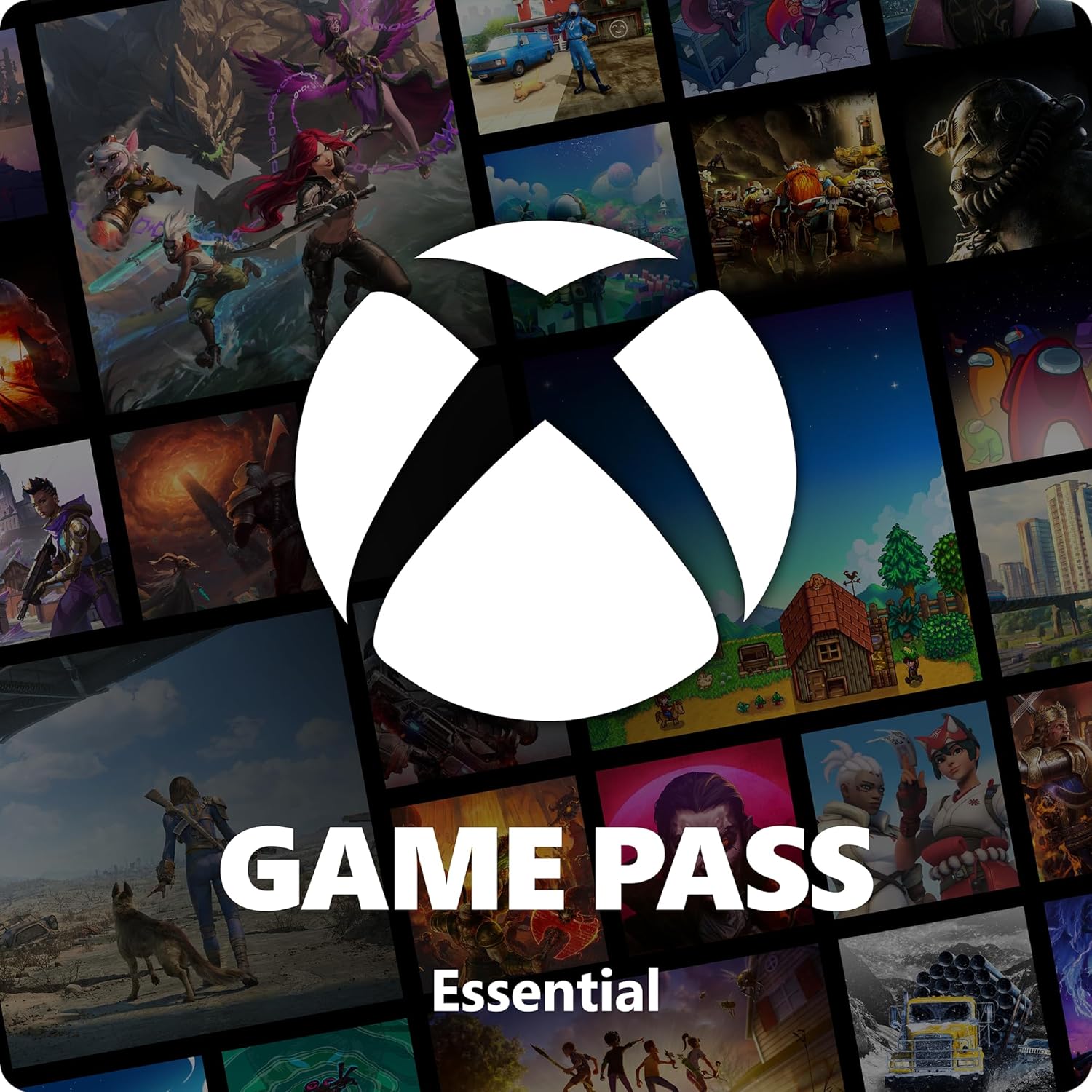 Arte original de Xbox Game Pass Essential — código digital